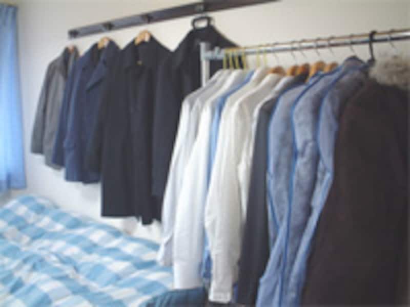 ハンガーラック周辺