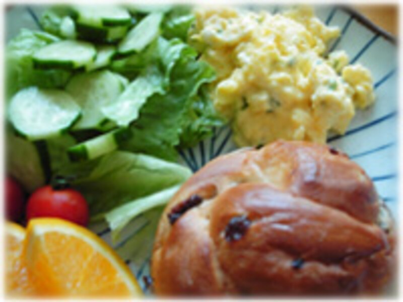 イタリアンパセリのスクランブルエッグ