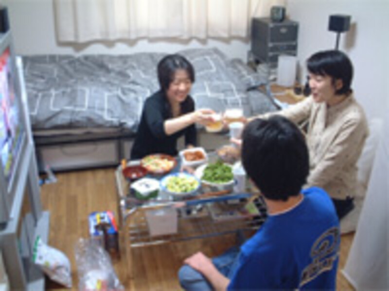 打ち上げの様子