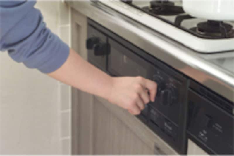 地震のときは火を消す