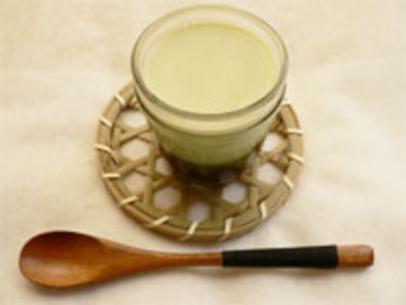 抹茶ミルクプリン