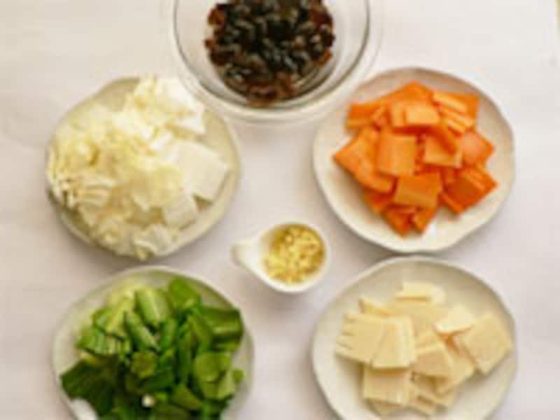 野菜を準備する