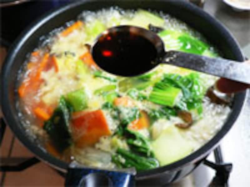 味を付ける