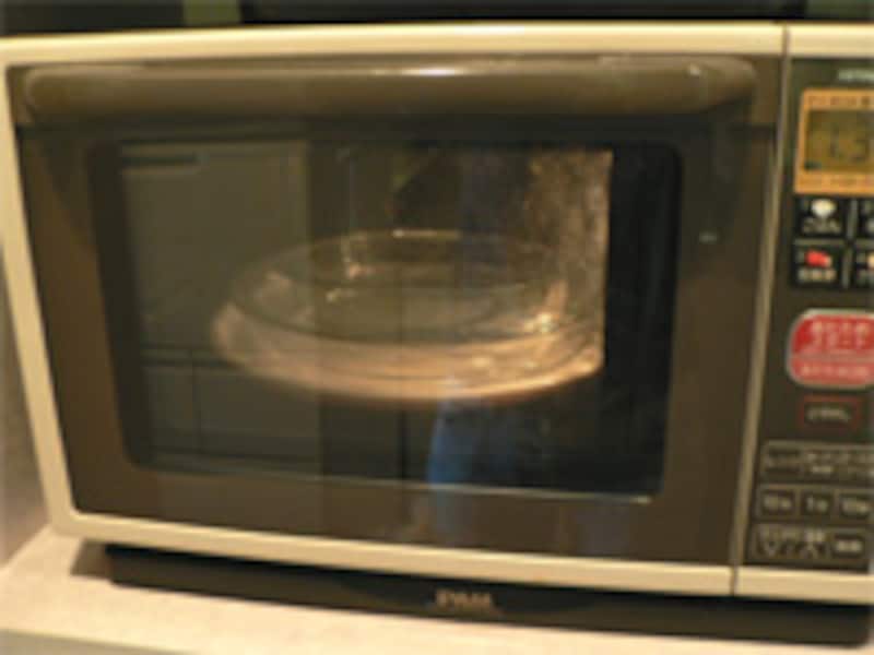 電子レンジにかける