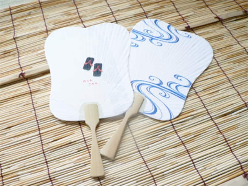 すだれとうちわ