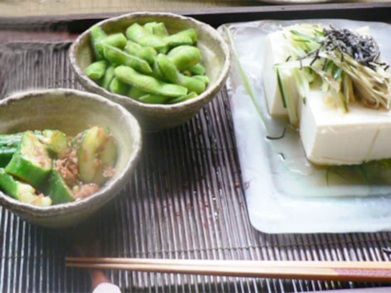 定番おつまみ三種