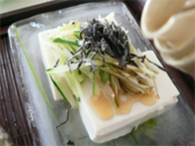 ごま油をかける