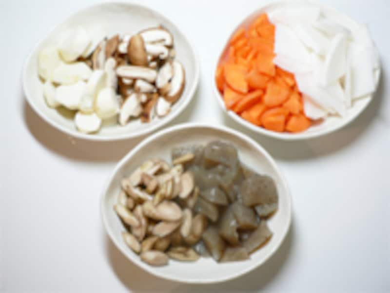 野菜を準備する