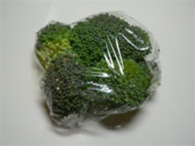 ブロッコリーに火を通す