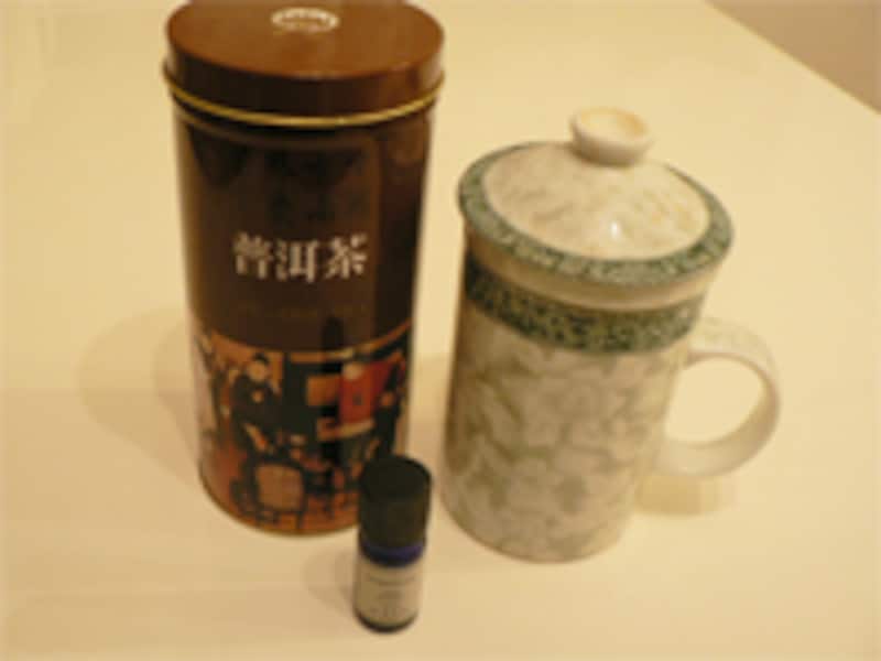 お茶とエッセンシャルオイル