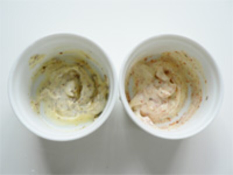 マヨネーズを混ぜる