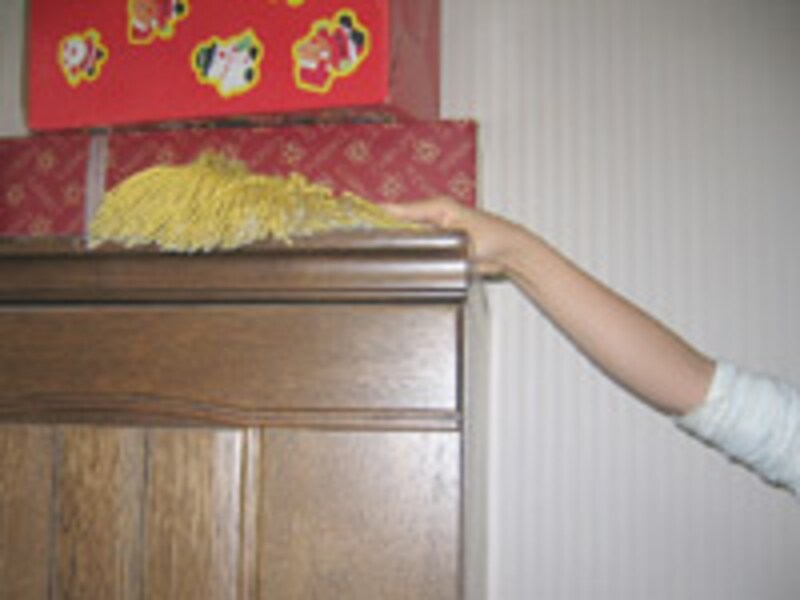 引越し、ほこり