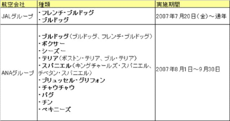 引越し、短頭犬種