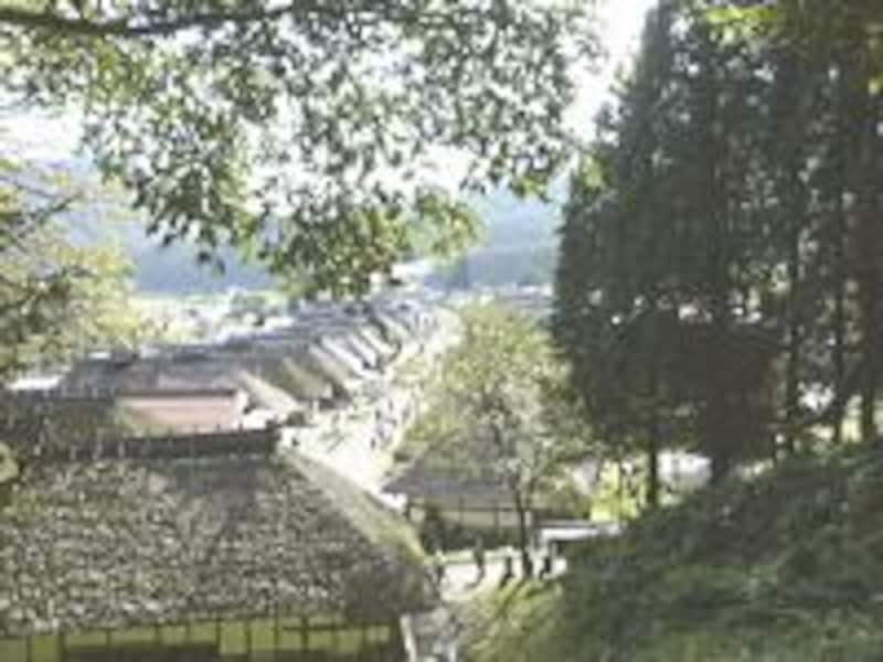 【福島】大内宿の町並み