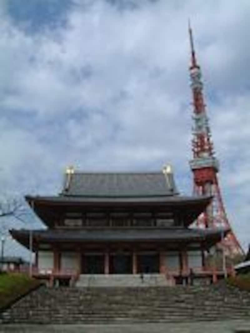 《東京》東京タワーと増上寺