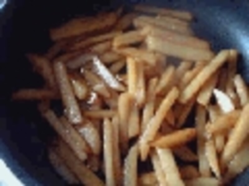 調味料で味付けする