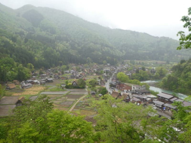 岐阜／荻町城址から望む白川郷