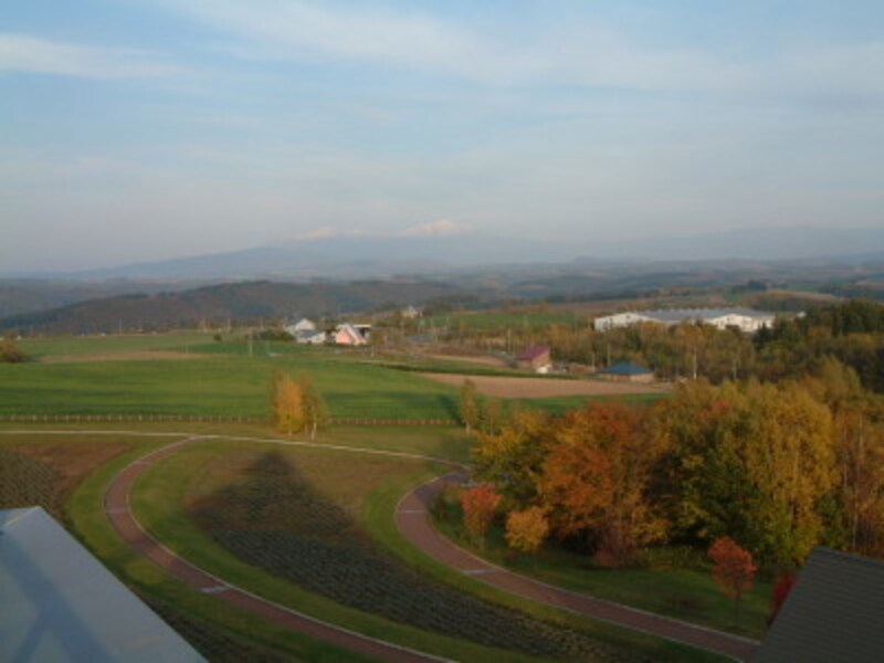 美瑛・北西の丘展望公園から眺める紅葉