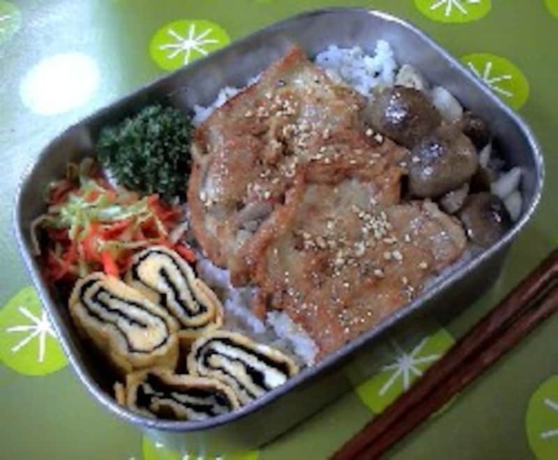 豚薄切り肉で 15分で作るお弁当 その２ 豚しょうが焼き弁当 家族のお弁当レシピ All About