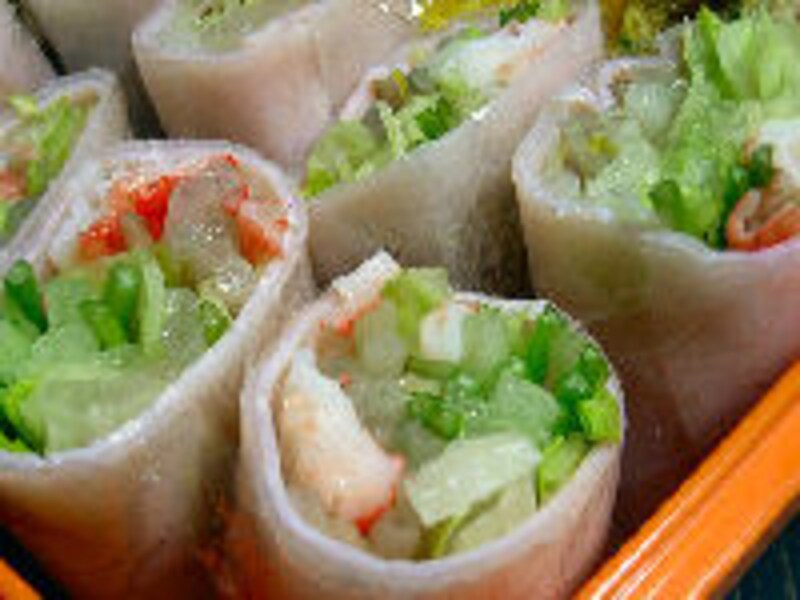 ハムと野菜の生春巻