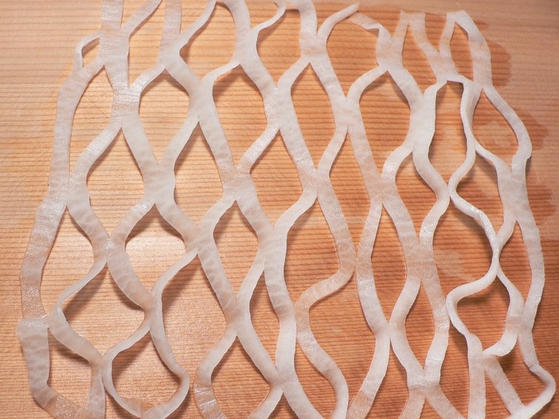 投網の切り方・画像・方法・飾り切り