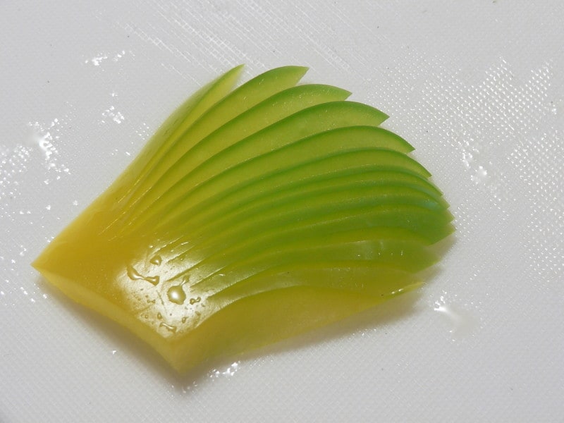 末広切りの切り方・画像・方法・飾り切り