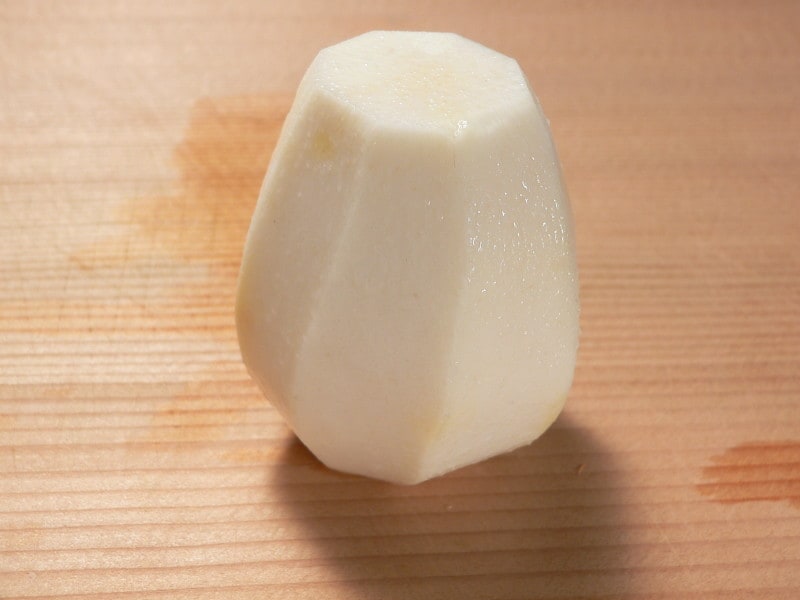 八方むきの切り方・画像・方法・飾り切り