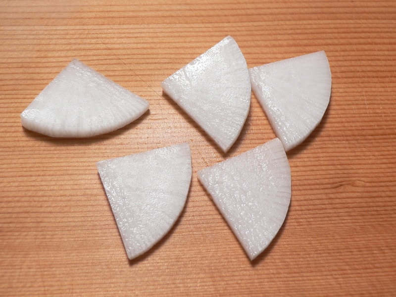 いちょう切りの切り方・画像・方法