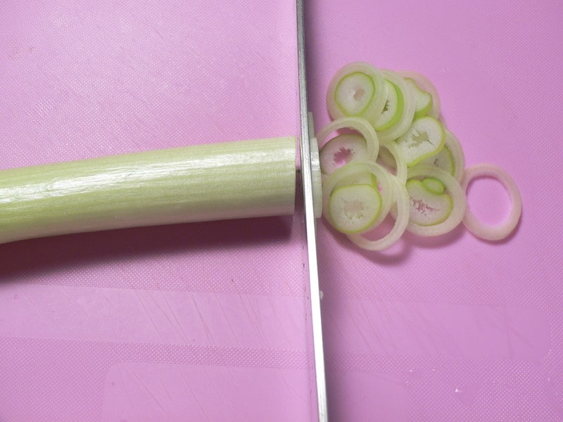 小口切りの切り方・画像・方法