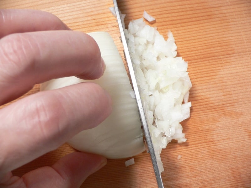 みじん切りの切り方・画像・方法