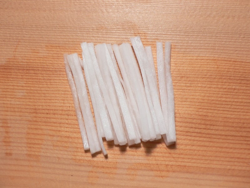 千六本切りの切り方・画像・方法