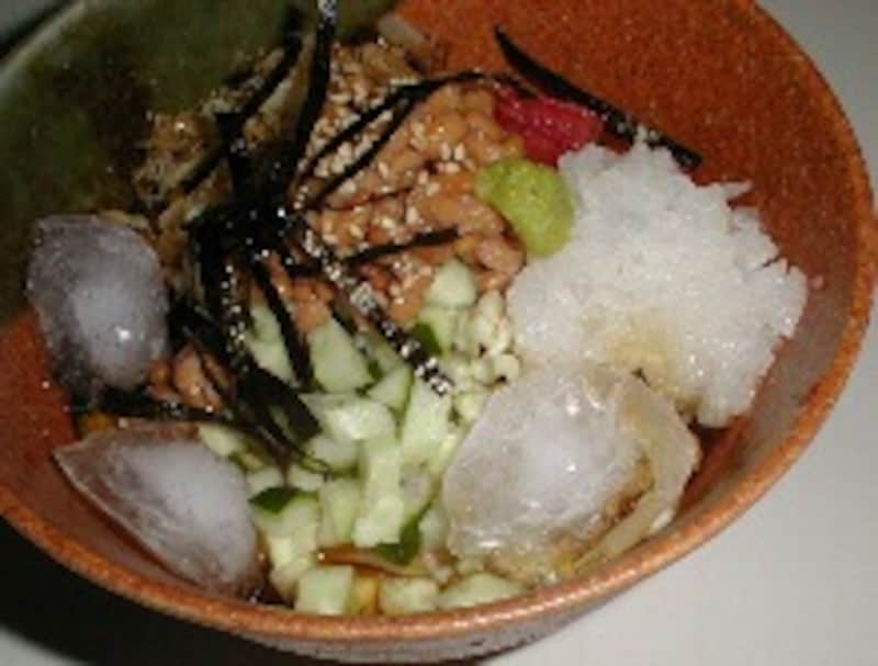 納豆素麺の画像