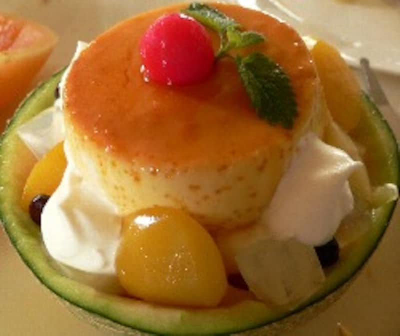 プリンアラモード