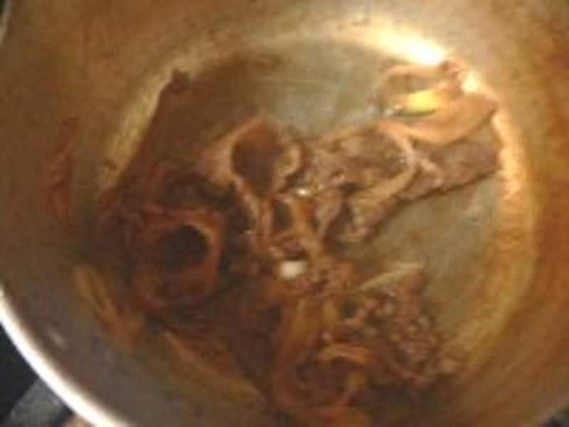 牛肉と茸の煮物