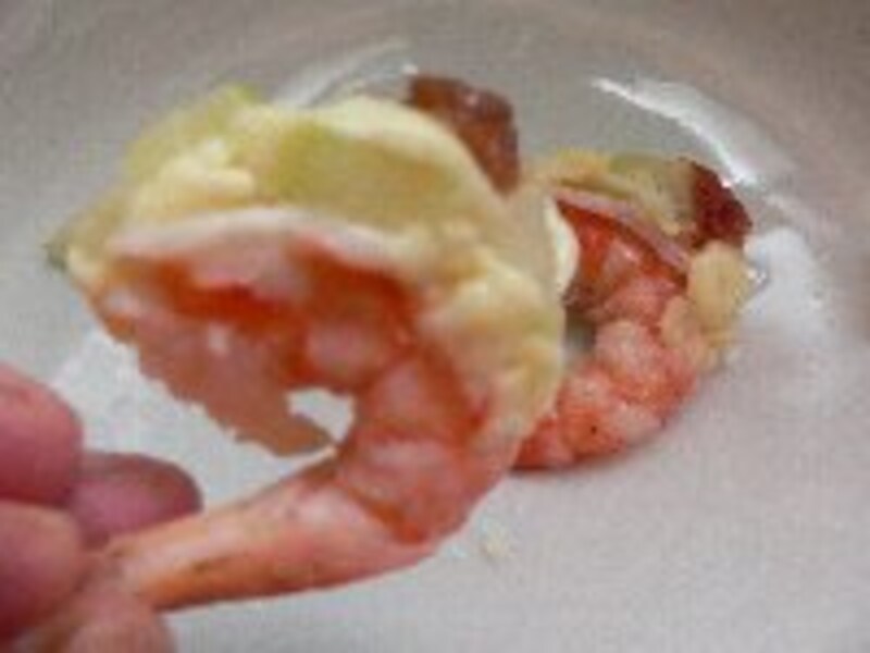 セロリチーズ海老