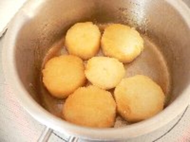 残りを煮詰める