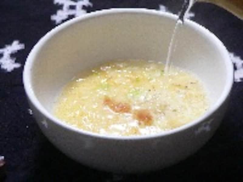 味噌たまごかけごはん茶漬け