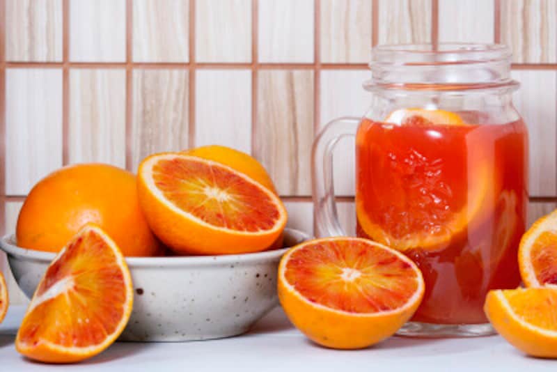ブラッドオレンジジュースが美味しい！