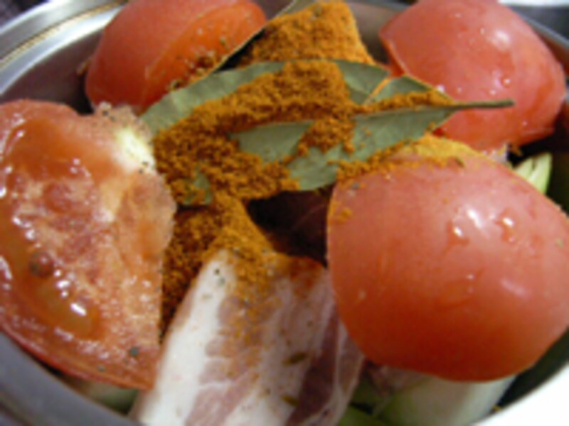 柿豚とりんご豚のカレー