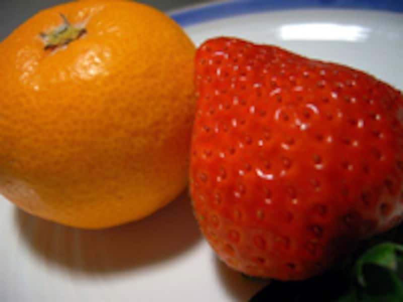 巨粒な苺、あまおう