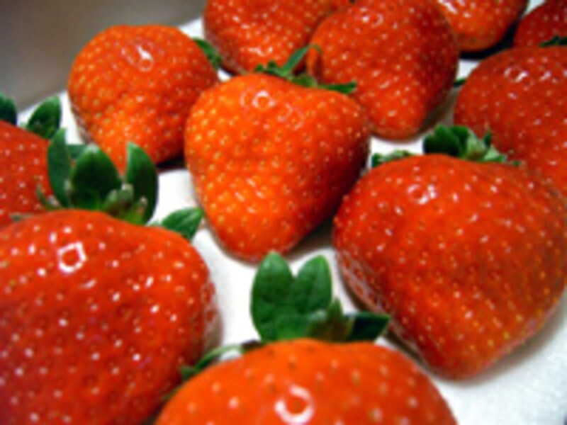 巨粒な苺、あまおう