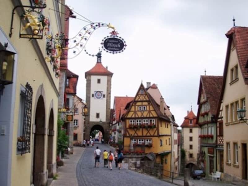 ローテンブルクでは中世にタイムスリップ