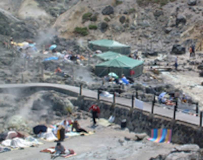 玉川温泉の岩盤浴