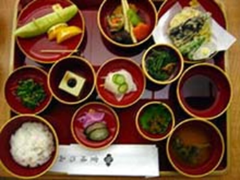 宿坊吉祥閣の夕食