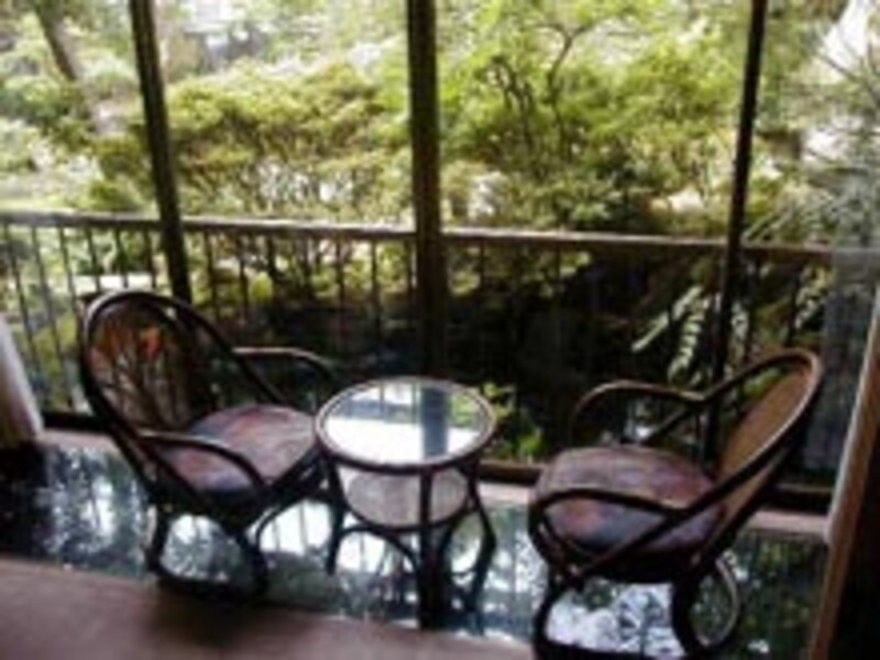 客室「残月」から