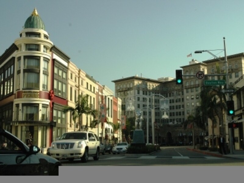 有名なブランドショッピング街ロデオドライブ