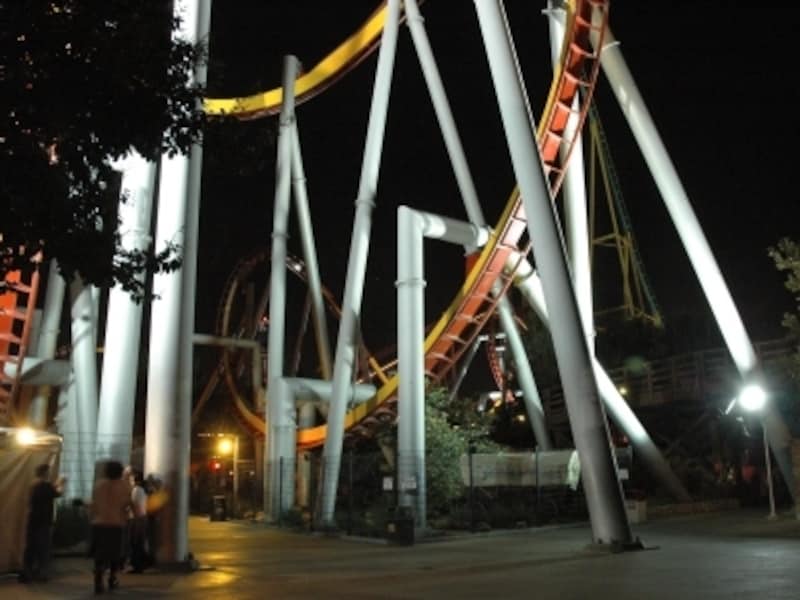 絶叫マシーンがたくさんあるナッツベリーファーム