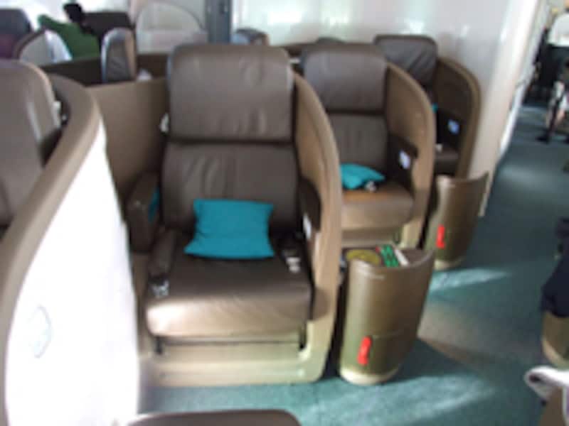 ビジネス・プレミアのシート