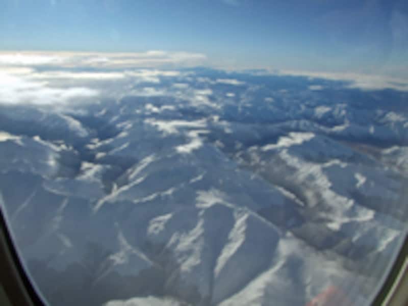 機内からの景色