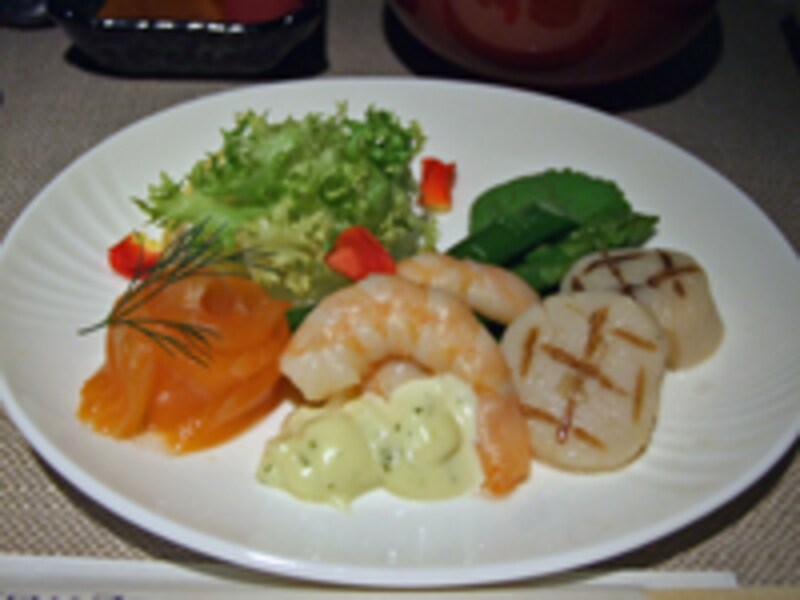 機内食(前菜)